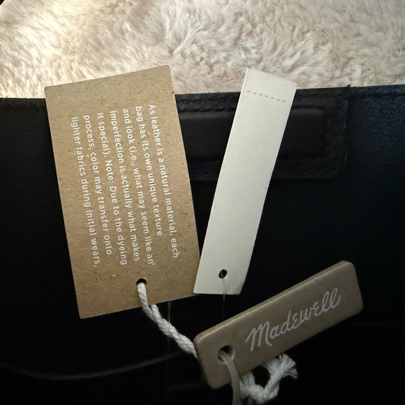 NWT Madewell The Sydney Leather Crossbody Bag True Black - Picture 7 of 14